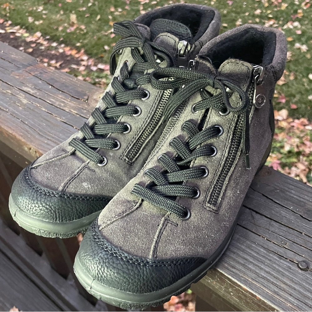 Reiker Eike water resistant suede winter ankle hiking boots